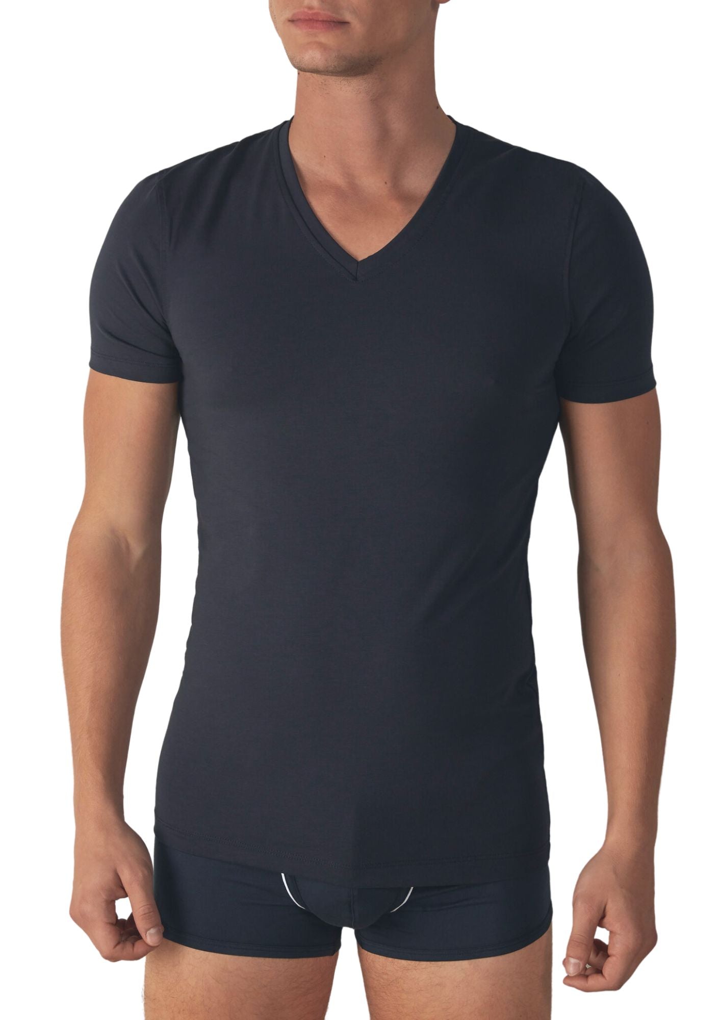 Liabel Maglia Caldo Cotone Uomo Scollo V 02828-53