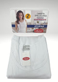 Liabel - Pacco Da 2 - Canotta Donna Caldo Cotone Elasticizzato Bianca E Nera A4868-d16
