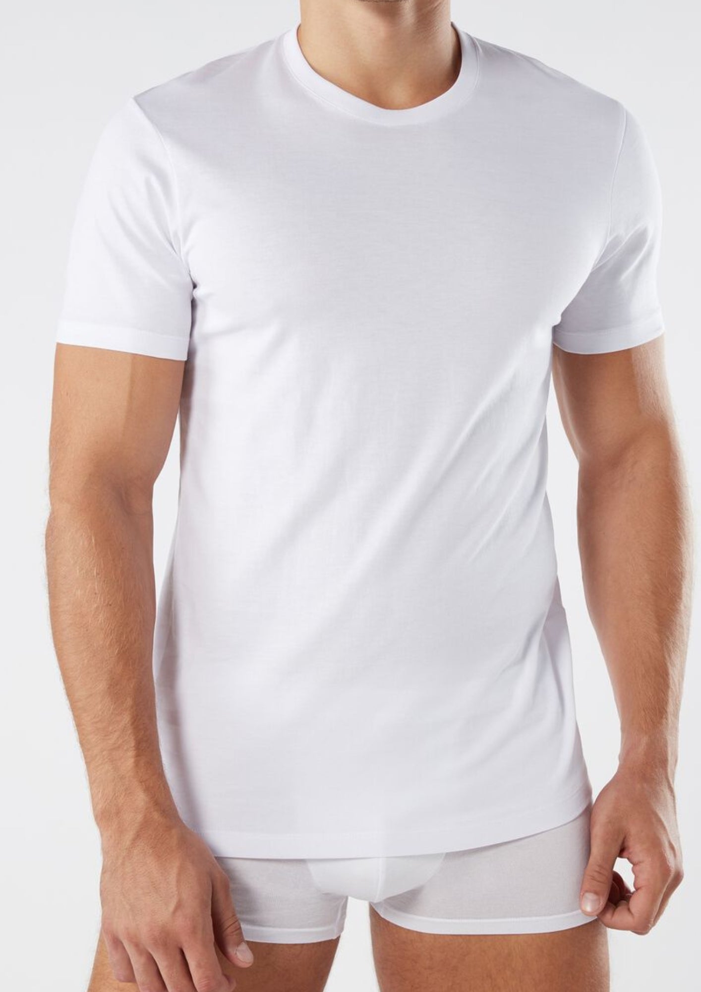 Liabel Confezione Da 3 T-shirt Uomo Girocollo Mezza Manica In Puro Cotone  Art. 03828-1025