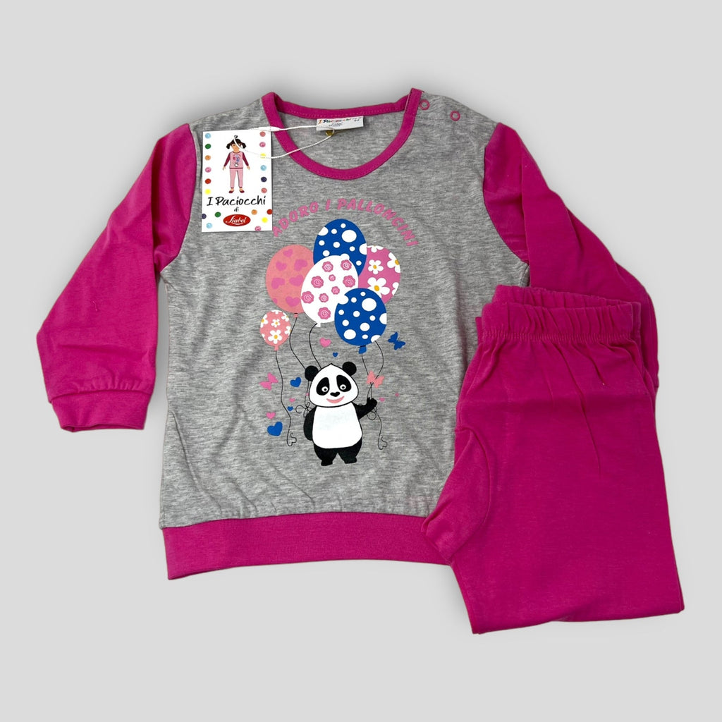 Liabel Pigiama Neonata Lungo In Puro Cotone Stampato  Art.pbe21l1