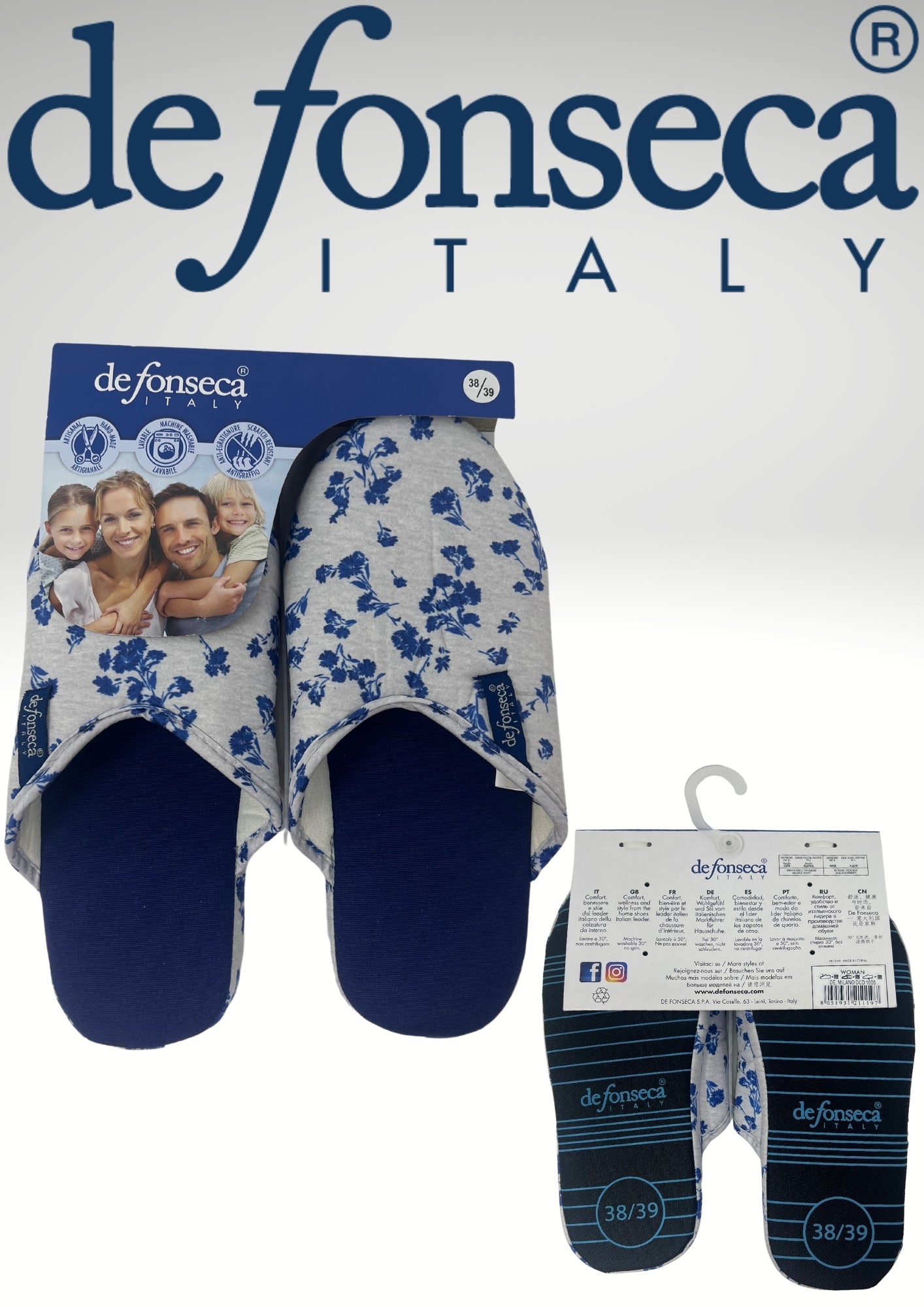 Defonseca - Pantofola Donna Chiusa 38/39 Dcd1000