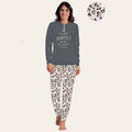 Irge Pigiama Donna Serafino Stampato In Caldo Cotone 100%  Art. Mi1672