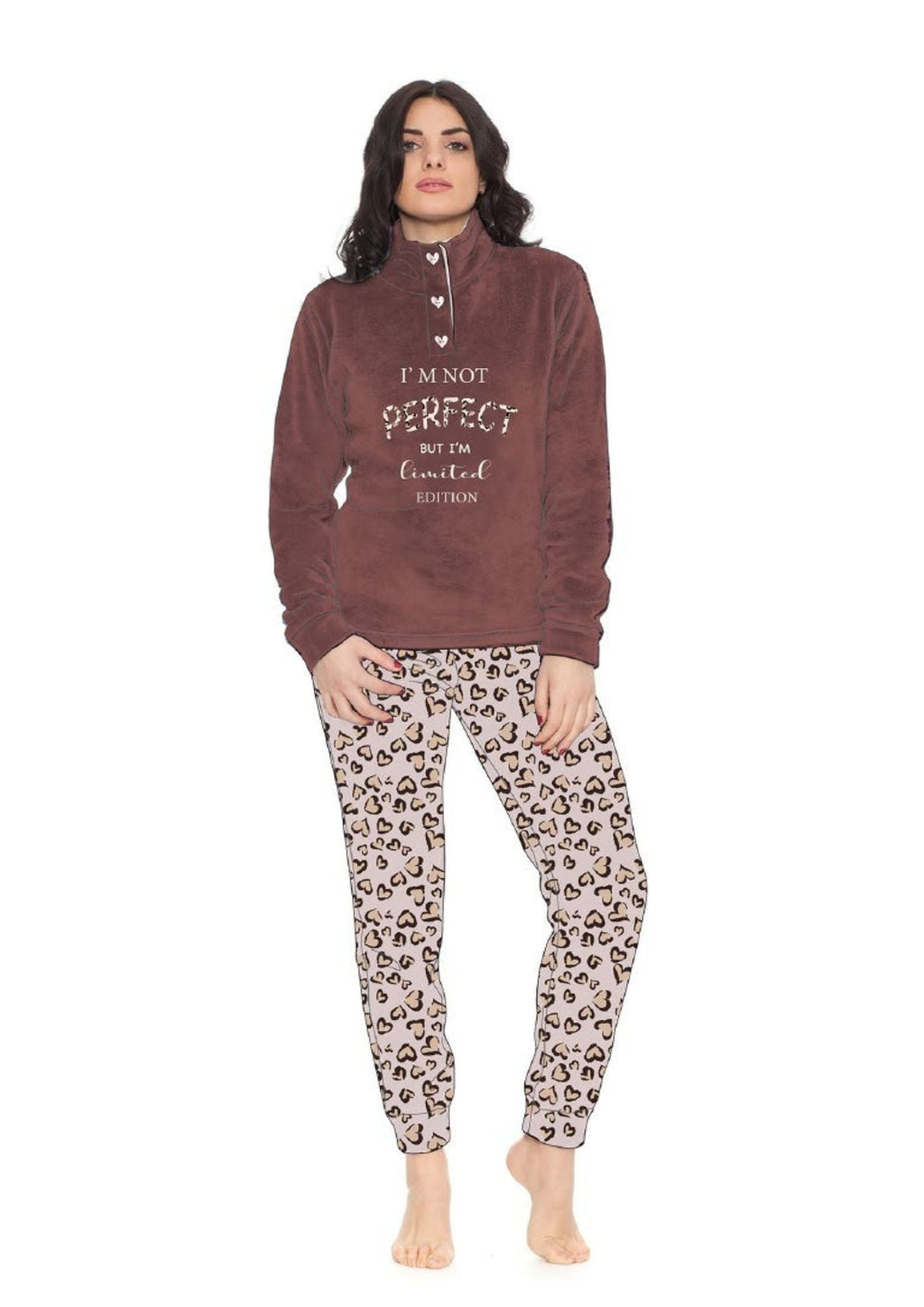 Irge - Pigiama Donna Coral Flannel Mi1684
