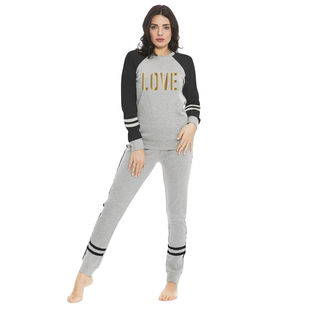 Irge Home Wear Tuta Ragazza Invernale Girocollo In Felpina Di Cotone  Art. Sd171