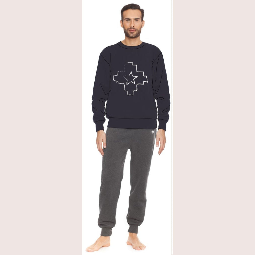 Irge Uomo Tuta Uomo In Felpa Con Maglia Stampata E Pantalone Stretto Con Tasche  Art. Fui026
