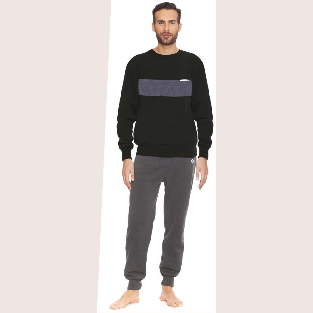Irge Uomo Tuta Uomo In Felpa Con Maglia Stampata E Pantalone Stretto Con Tasche  Fui027