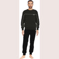 Irge Uomo Tuta Uomo In Felpa Con Maglia Stampata E Pantalone Stretto Con Tasche  Art. Fui029