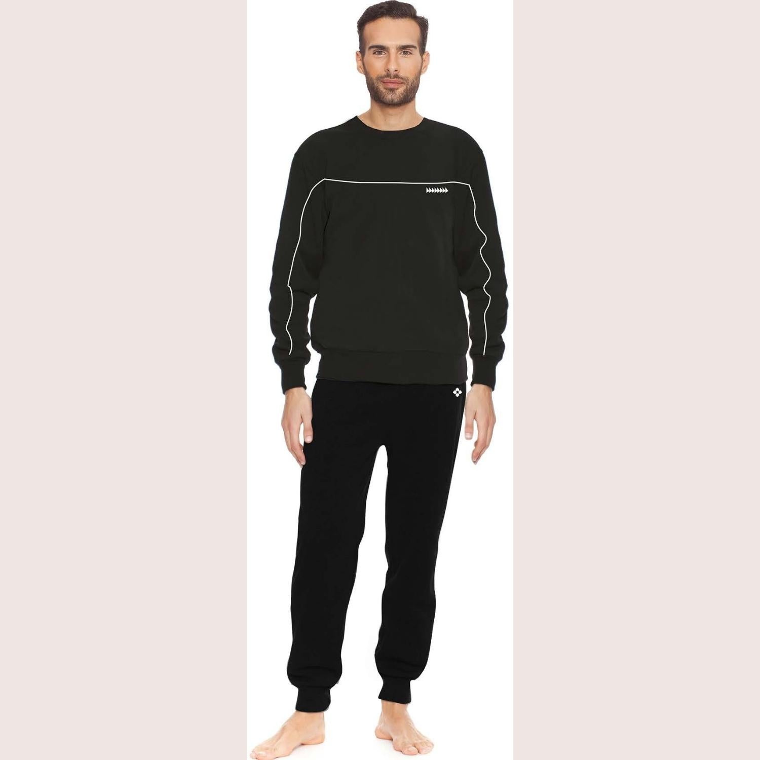 Irge Uomo Tuta Uomo In Felpa Con Maglia Stampata E Pantalone Stretto Con Tasche  Art. Fui029