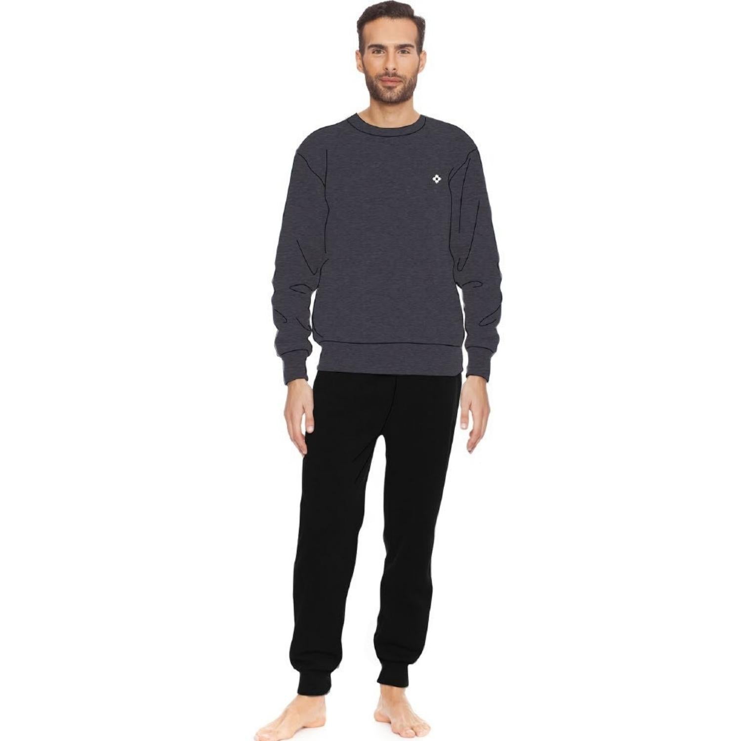 Irge Home Wear Tuta Ragazzo Invernale Girocollo In Felpina Di Cotone  Art. Su123