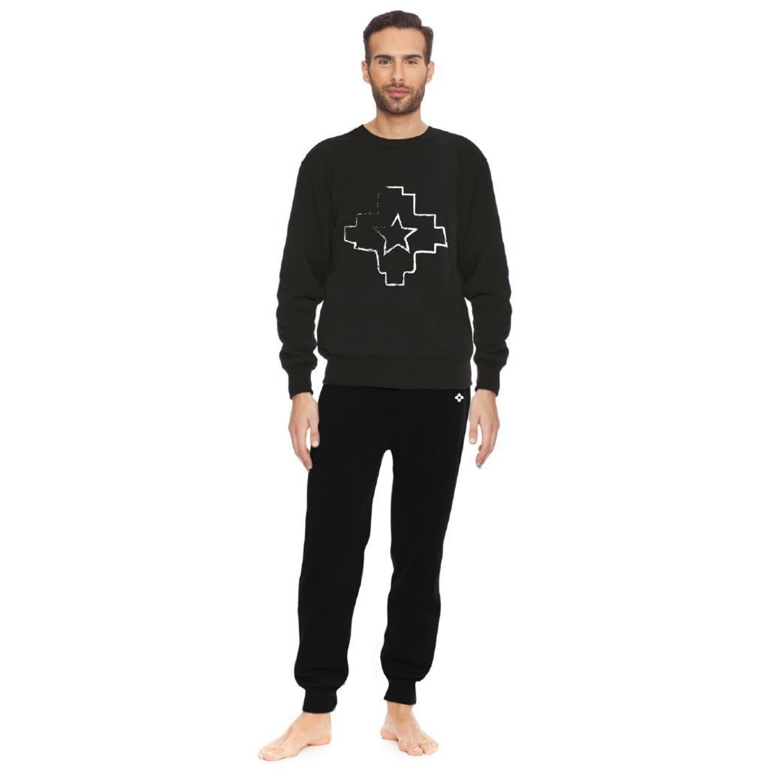 Irge Home Wear Tuta Ragazzo Girocollo In Felpina Di Cotone  Art. Su124