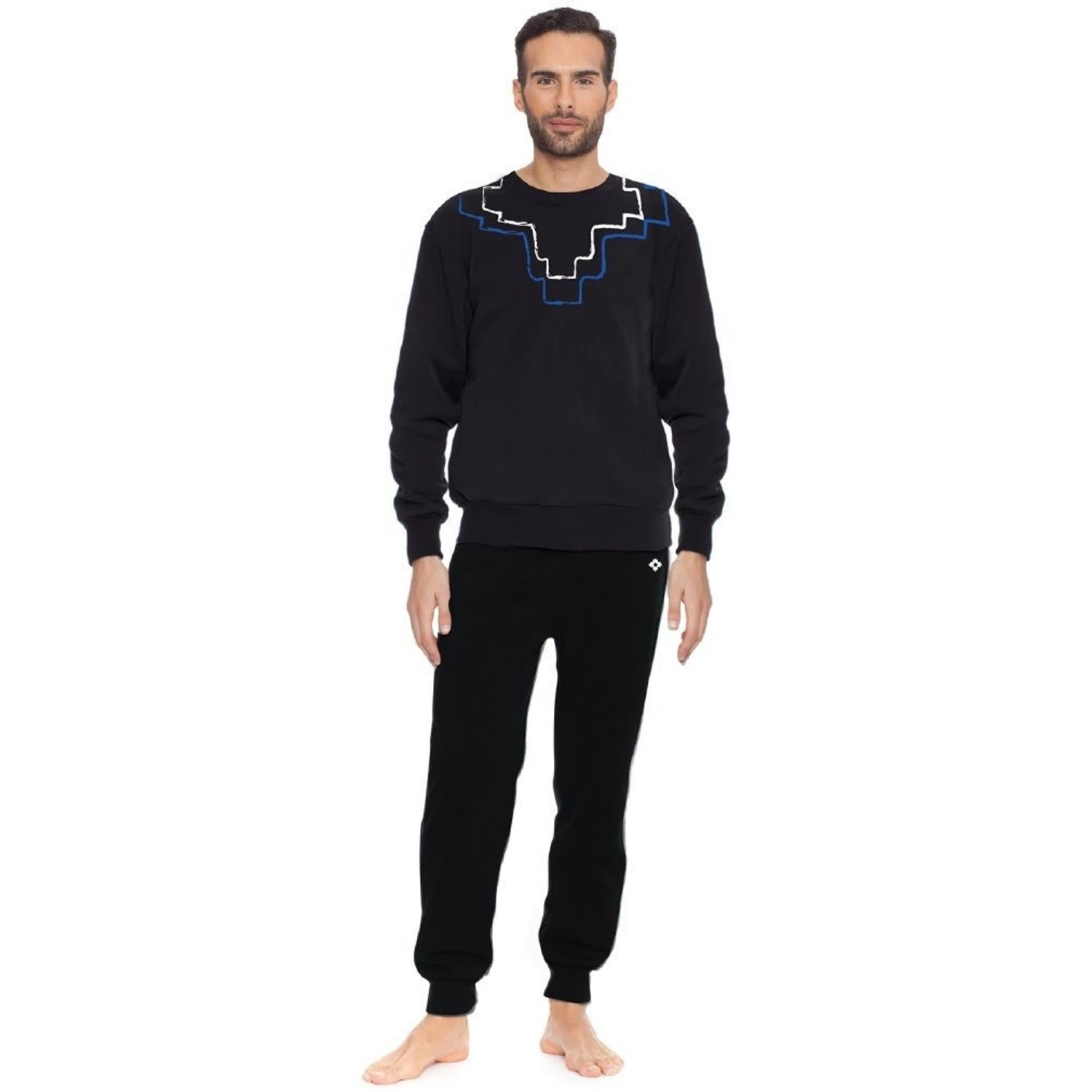 Irge Home Wear Tuta Ragazzo Invernale Girocollo In Felpina Puro Cotone  Art. Su126