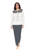 Pigiama In Caldo Cotone Interlock Y&m374 Due Varianti Di Colore Invernale