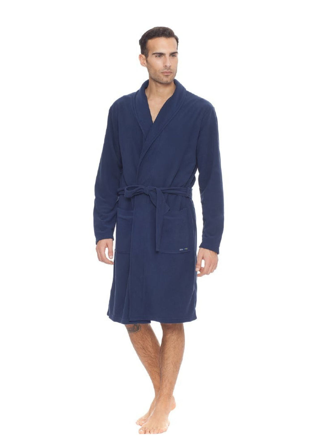 Y&m By Irge - Vestaglia In Caldo Pile Invernale Da Uomo Con Tasche E Cintura In Vita Art.y&m412