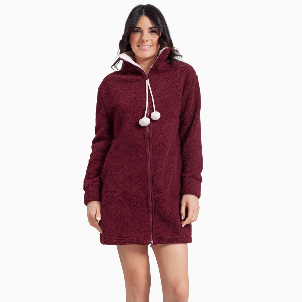Irge - Vestaglia Donna Lunga Teddy Mi1716