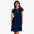 Irge Pigiama Donna Cotone Calibrato Lungo Serafino Elastico Caviglia  Art. Cd154
