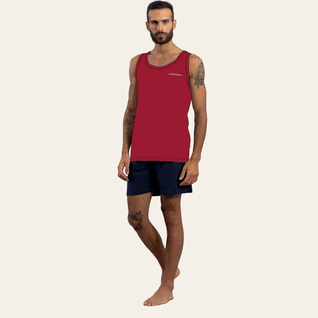 Irge Pigiama Uomo Calibrato Corto Spalla Larga In Jersey 100% Cotone  Art. Cum79