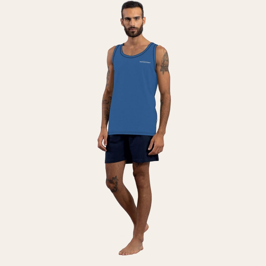 Irge Pigiama Uomo Calibrato Corto Spalla Larga In Jersey 100% Cotone  Art. Cum79