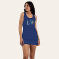 You&me Pigiama Donna Corto Spalla Larga Stampato Con Ricamo In Puro Cotone  Art. Y&m477