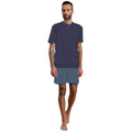 Irge Pigiama Uomo 3 Pezzi M/manica+pantalone Lungo+pantalone Corto In Puro Cotone  Art. Tu31