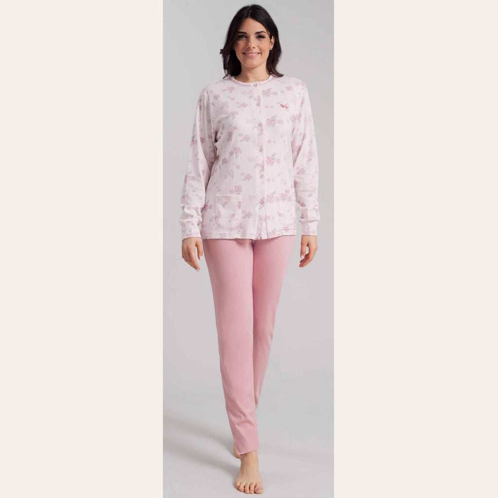 Irge Pigiama Donna Aperto In Caldo Cotone 100% Fantasia  Art. Ir1885