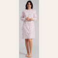 Irge Camicia Da Notte Donna Calibrata In Caldo Cotone 100% Aperta Fantasia  Art. Cd170