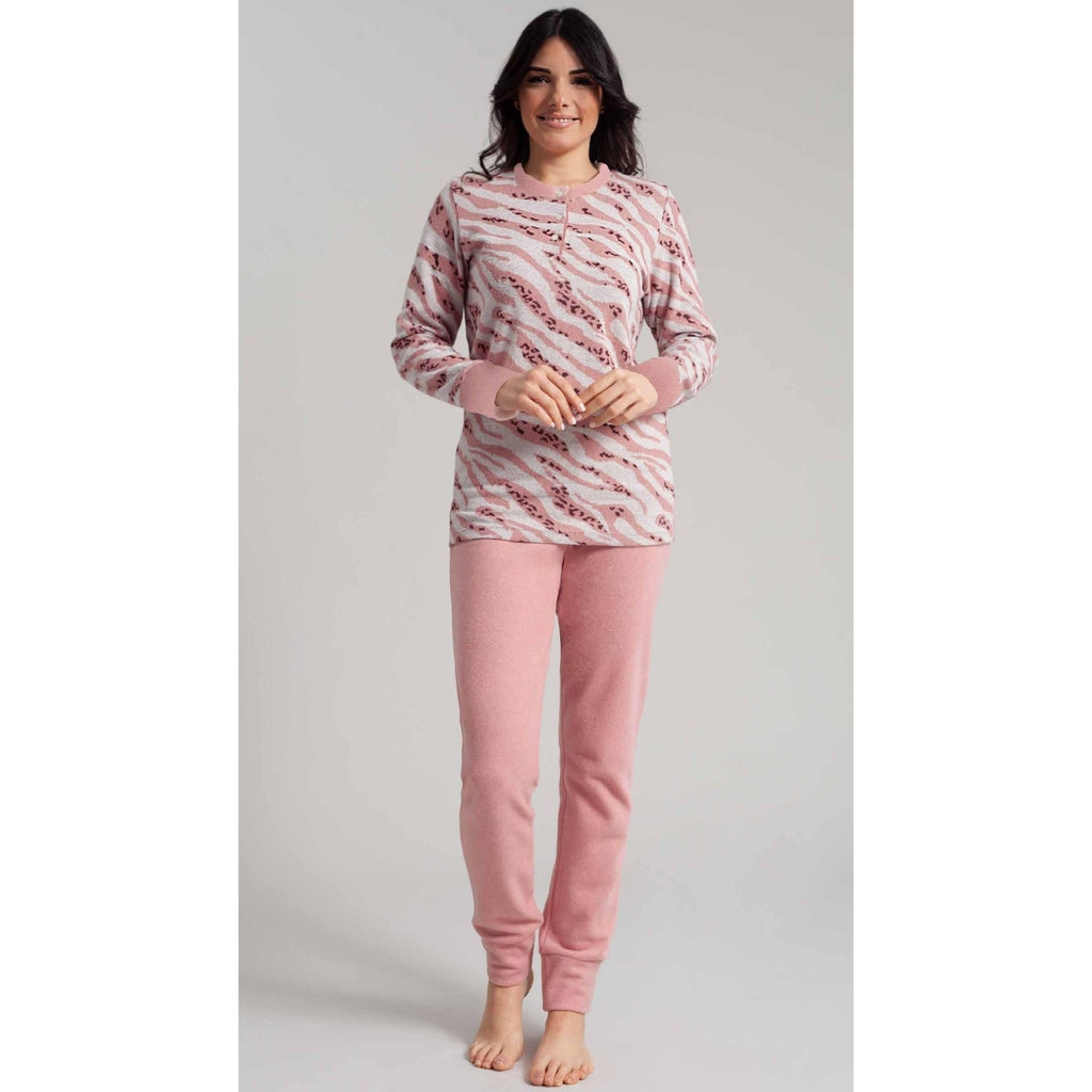 Irge Woman Pigiama Tuta Da Casa Donna Punto Milano 3 Bottoni Fantasia Art. Pmt17