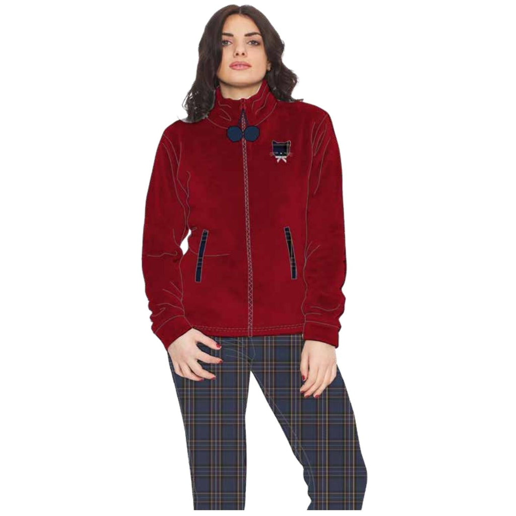 Irge Pigiama Donna In Morbido Coral- Flannel Con Ricamo E Giacca Full-zip  Art. Mi1952