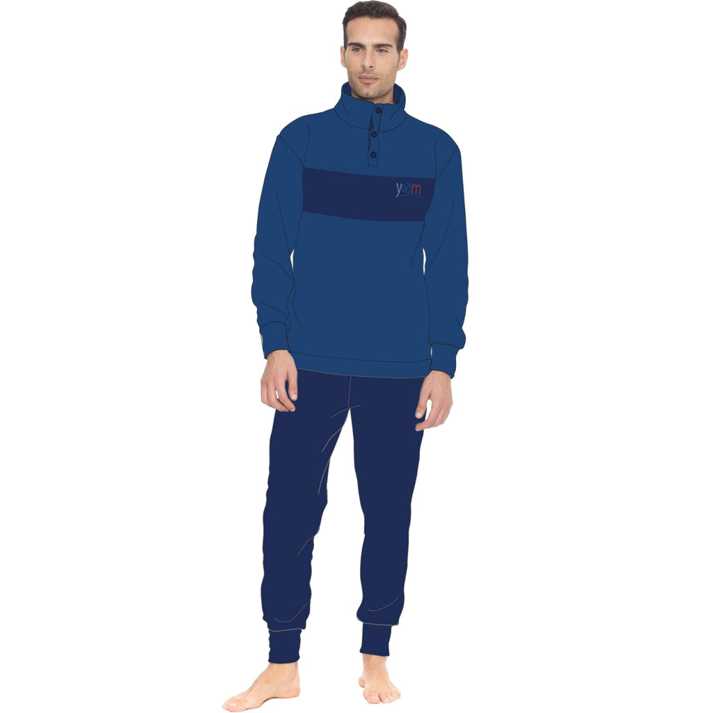 You & Me Ragazzo Pigiama Con Giacca Full Zip  Sottuomo In Pile Con Tasche Art. Bym42