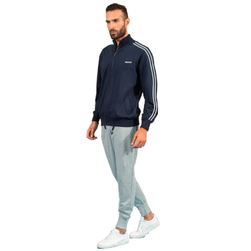El Charro - Tuta Uomo Full-zip In French Terry Manica Lunga 100% Cotone  Art. Gcm123
