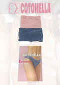 Cotonella - Pacco Da 2 Slip Modello Brasiliana Fantasia In Cotone Elasticizzato Art. 3490 5c100