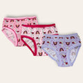 Cotonella Confezione 3 Pezzi Slip Bambina In Puro Cotone Fantasie Assortite-  Art.ab104 E303 3d100