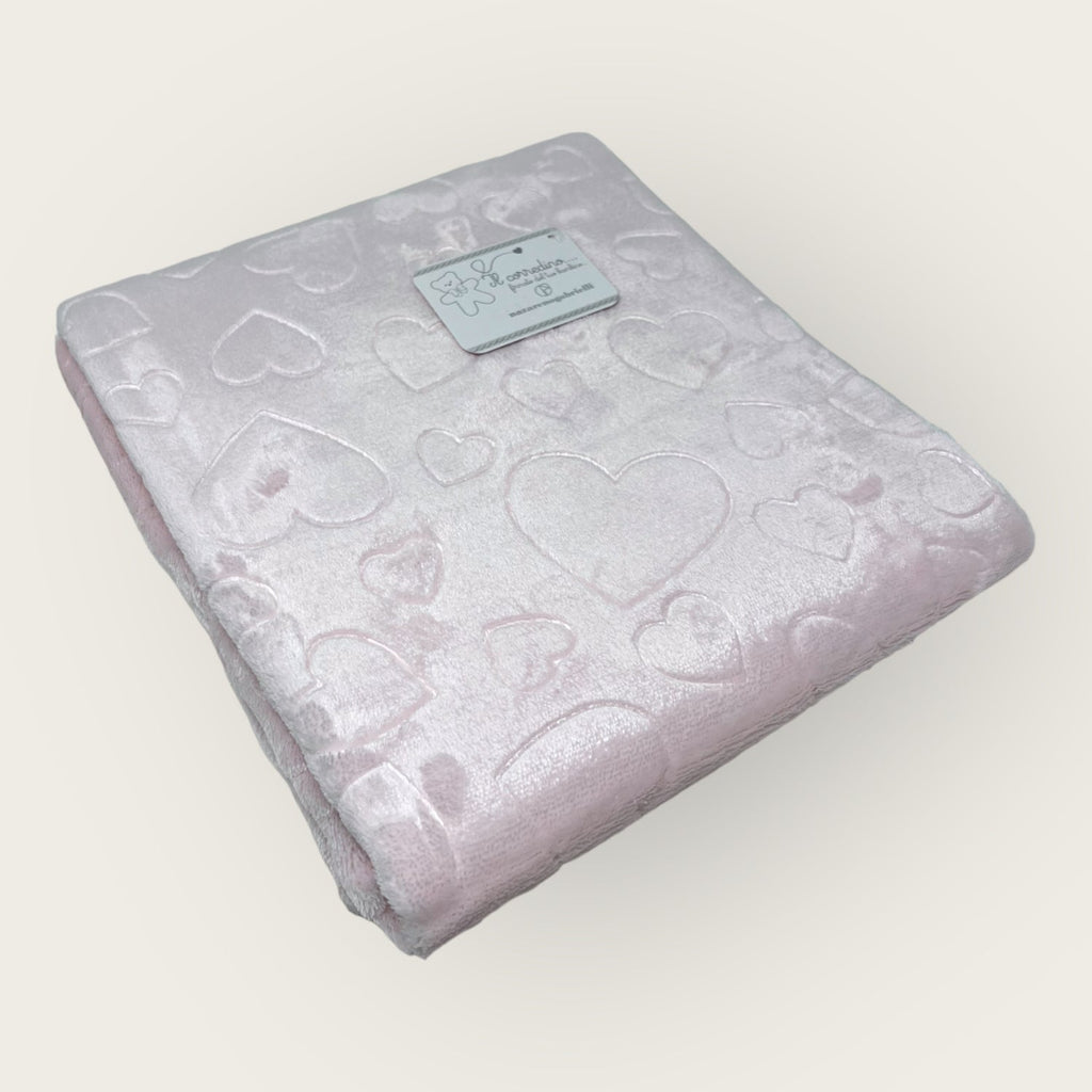 Nazareno Gabrielli Copertina Culla In Pile Flannel Cutting 3d -double Face-  Art. Ng4739c