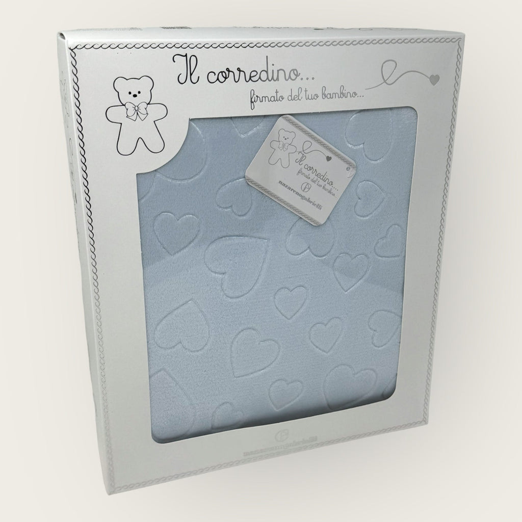 Nazareno Gabrielli Copertina Lettino In Caldo Pile Flannell Disegno In 3d Double Face Art. Ng4839 Cuori