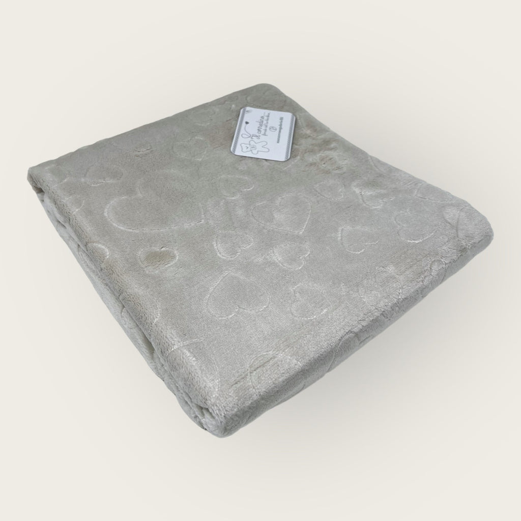 Nazareno Gabrielli Copertina Culla In Pile Flannel Cutting 3d -double Face-  Art. Ng4739c