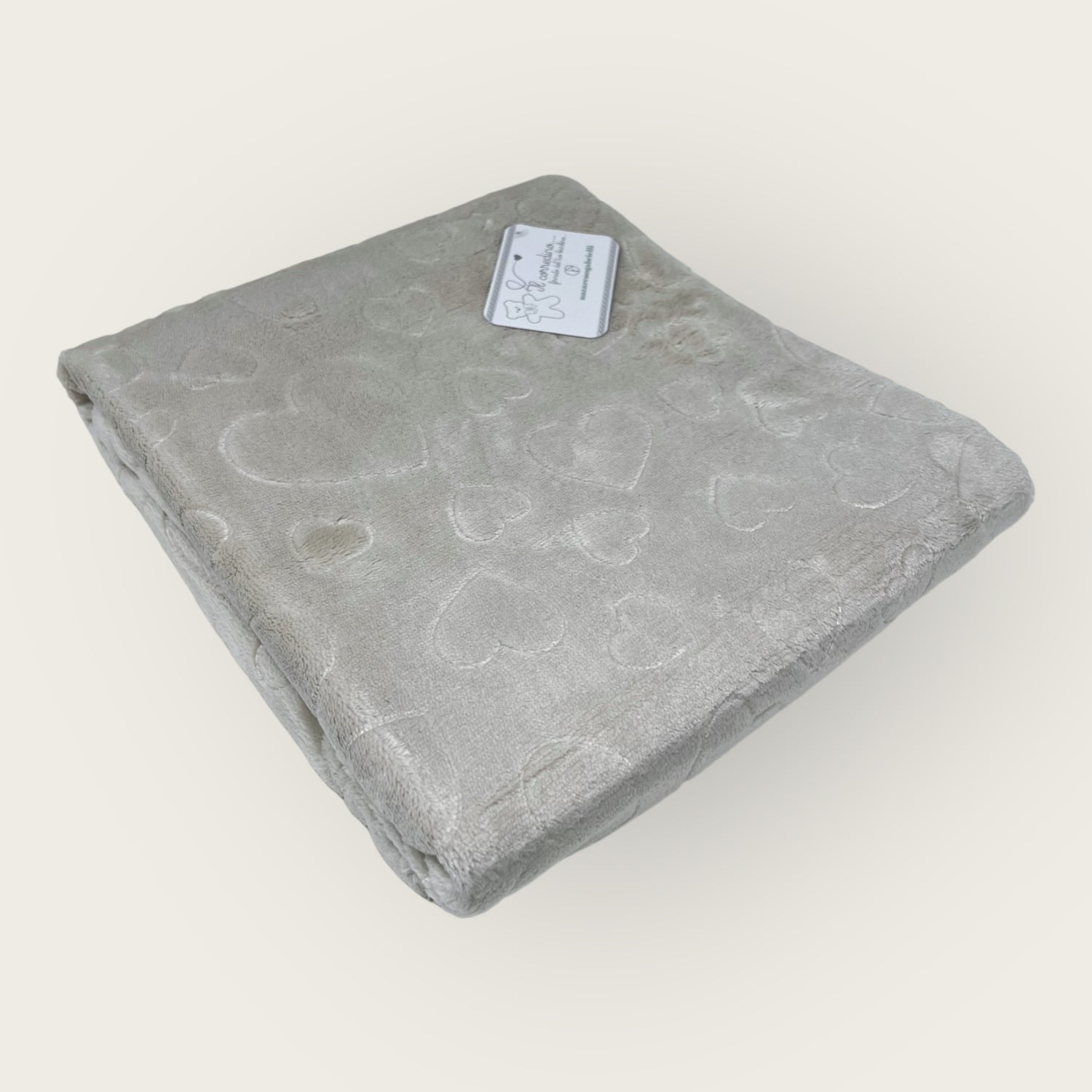 Nazareno Gabrielli Copertina Culla In Pile Flannel Cutting 3d -double Face-  Art. Ng4739c
