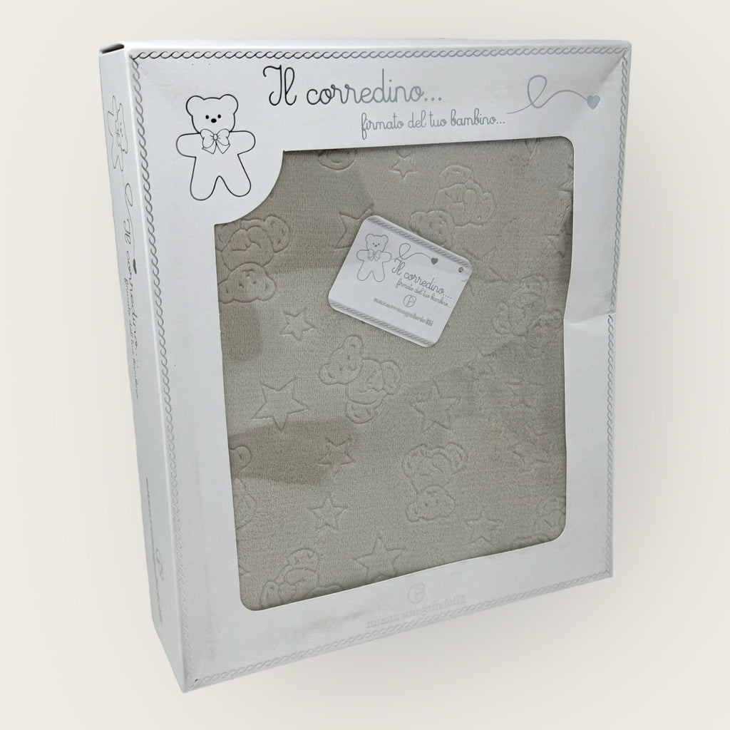 Nazareno Gabrielli Copertina Lettino In Caldo Pile Flannell Disegno In 3d Double Face  Art. Ng4839 Stelle