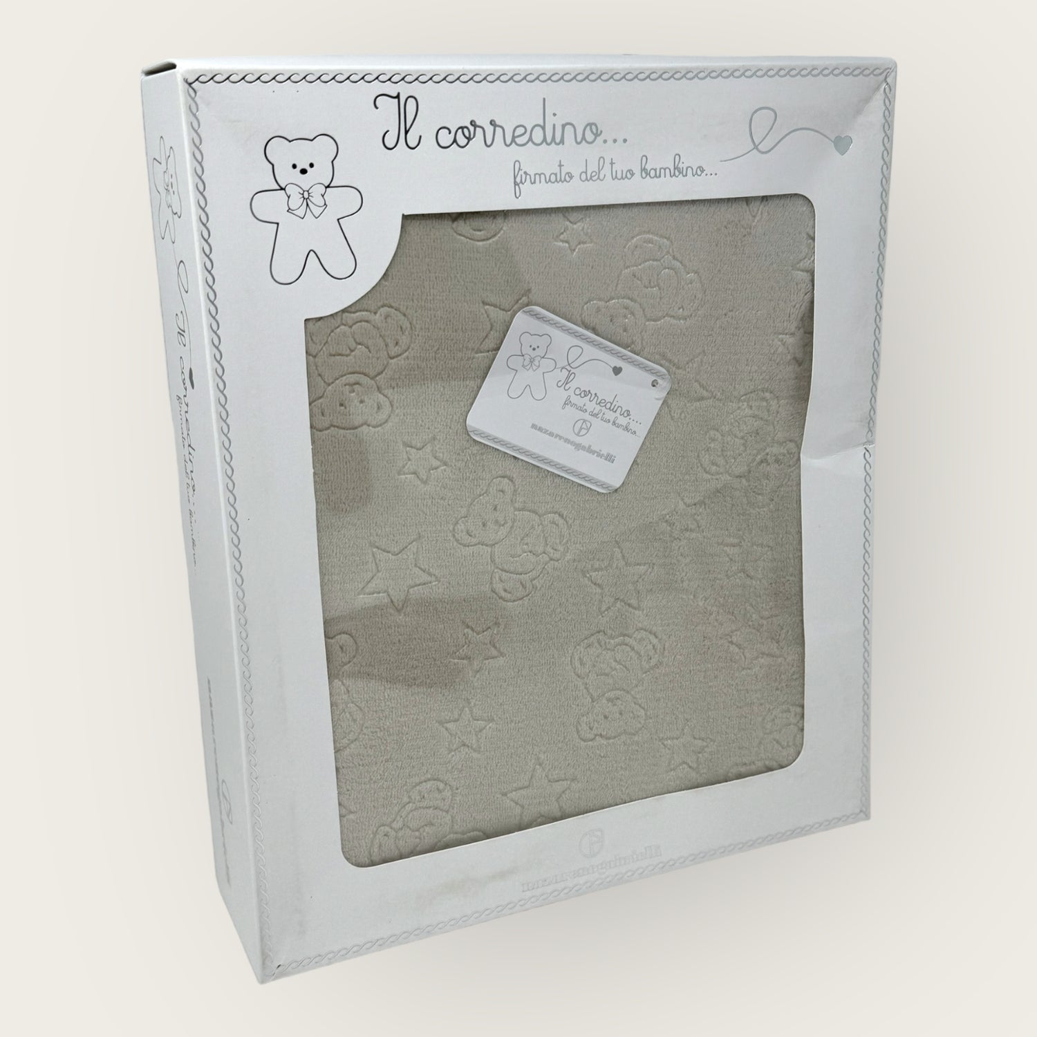 Nazareno Gabrielli Copertina Lettino In Caldo Pile Flannell Disegno In 3d Double Face  Art. Ng4839 Stelle