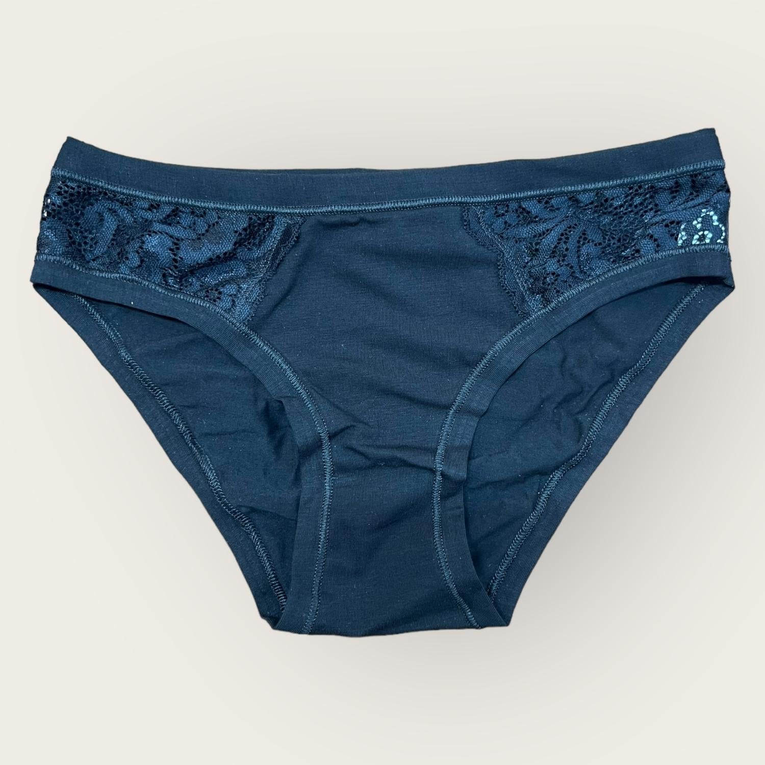 Irge Mini Slip Donna In Puro Cotone Con Inserto In Pizzo  Art. Irsd119