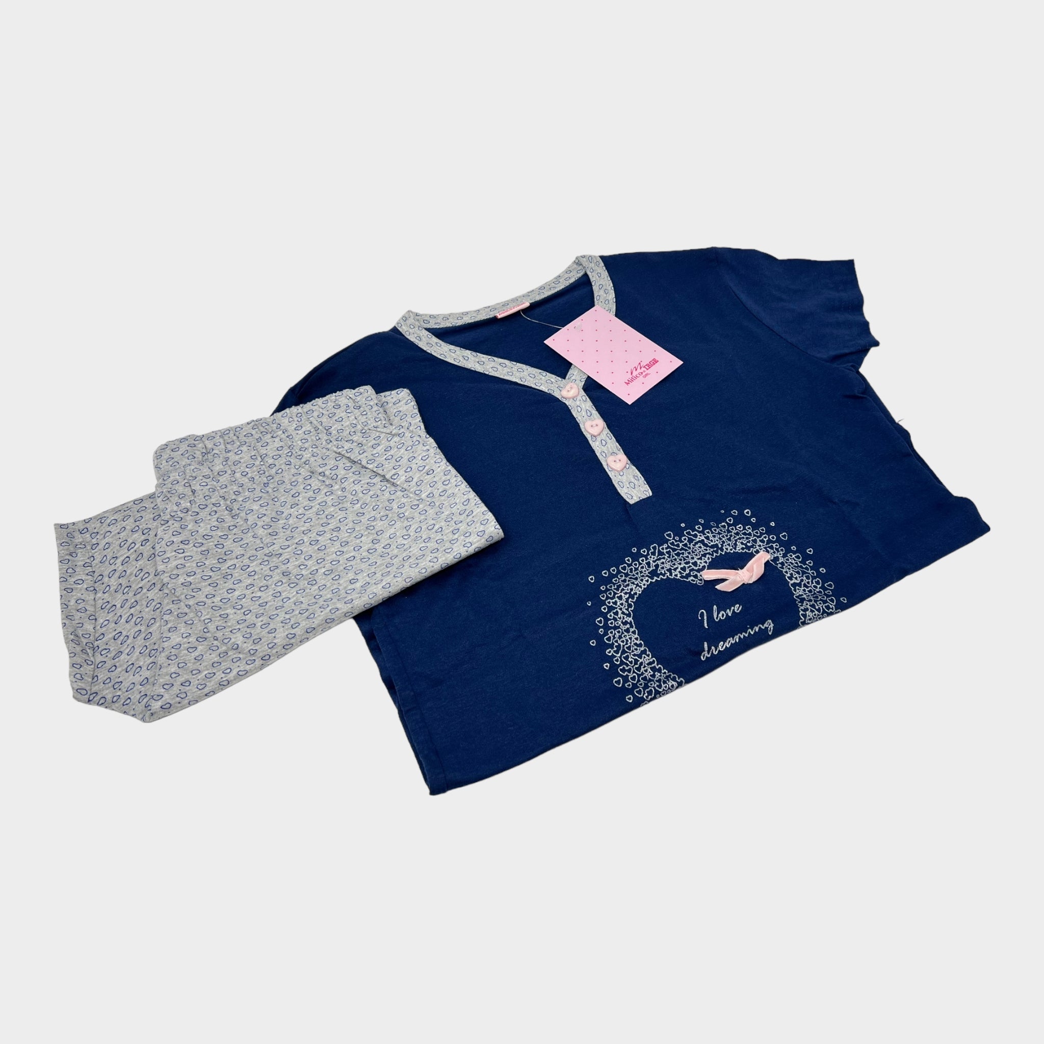 Irge - Pigiama Sotto Donna Mezza Manica Pantaloncino Corto  Sd50