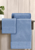 Irge - Set Asciugamano 1+1 Spugna 100% Cotone Diversi Colori  Art.popcorn