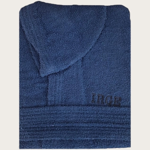 Irge Le Tinte Accappatoio Unisex In Spugna Puro Cotone Tinta Unita Con Ricamo  Art. Irge Accappatoio
