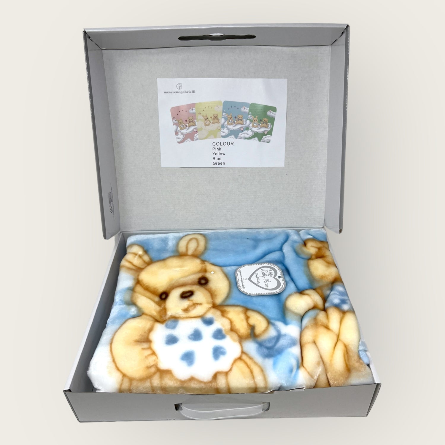 Nazareno Gabrielli Baby Sacco Neonato -stampa -cloud Bears-  Art. Ng30165-1