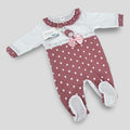 Les Jolies Tutina Cotone Femminuccia Primavera In Puro Cotone Ricamata  Art. Lj219-107