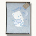 Nazareno Gabrielli Baby Copertina Culla In Misto Lana 75x95 Colorata Ricamata Art. Ng473-3