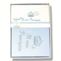 Nazareno Gabrielli - Coordinato 4 Pezzi Copertina Piquet + Completo Lenzuola Lettino 100% Cotone Art. Ng558-4