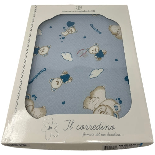 -nazareno Gabrielli Baby- Copertina Culla In Piquet Stampata  Di Puro Cotone  Art. Ng262