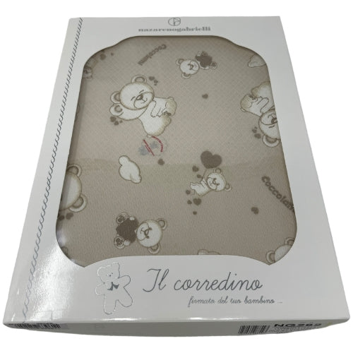 -nazareno Gabrielli Baby- Copertina Culla In Piquet Stampata  Di Puro Cotone  Art. Ng262