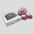 Lj236-62 Set 2 Pezzi Cappello+babucce Baby Femminuccia In Puro Cotone  Art.lj236-62