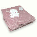 Nazareno Gabrielli - Copertina Lettino In Caldo Pile Boubble Ricamato Double Face  Ng4832-1