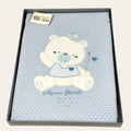 Nazareno Gabrielli Ng420 Disegno Bear Copertina Carrozzina 100%cotone Ricamata  Art. Ng420-1